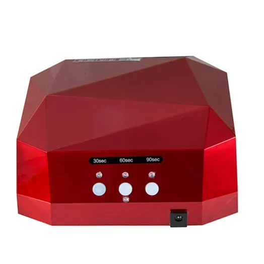 Alibaba diamond shape 36W ccfl nail dryer led uv lamp 36W uv gel machine nail lamp sensor 12w ccfl+24w led