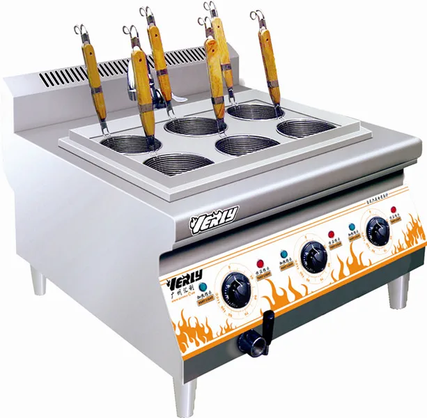 Нержавеющая сталь Ресторан кухонное оборудование с регулируемой яркостью/настольная электрическая лапшеварка/макароноварка TN-919