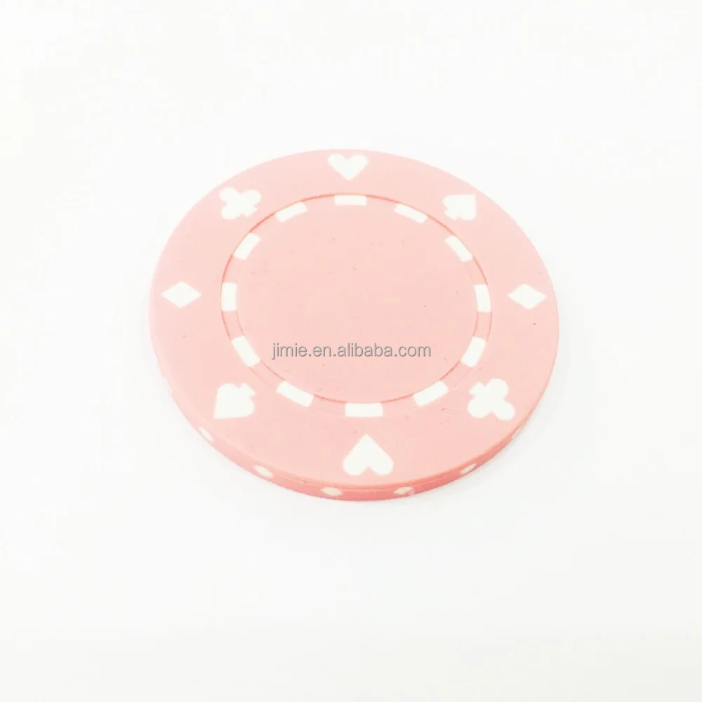 
lovely pink color plastic used poker chips for sale 