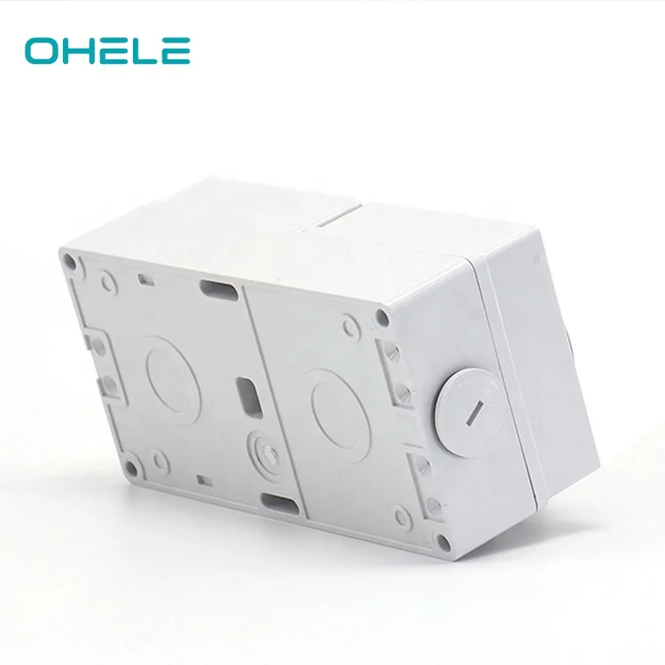 Factory direct sale IP66 waterproof wall socket and switch with UV material