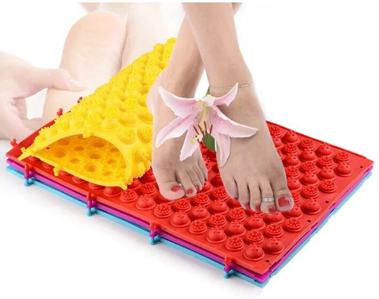 
Foot Massage Mat TPE Shiatsu Sheet for Blood Circulation Sleeping Improvement Europe Standard Health Care Massage Cushion 