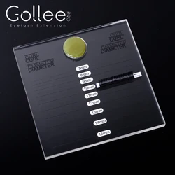 Factory OEM Double Row Large Size Organize Eyelash Extensions Hold Eyelash Glue Acrylic Eyelash Holder