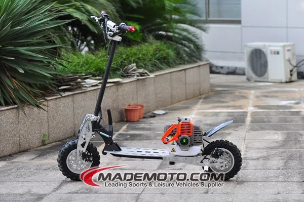 Foldable 2 Stroke Gas Powered Mini 49CC Gas Scooter Stand Up