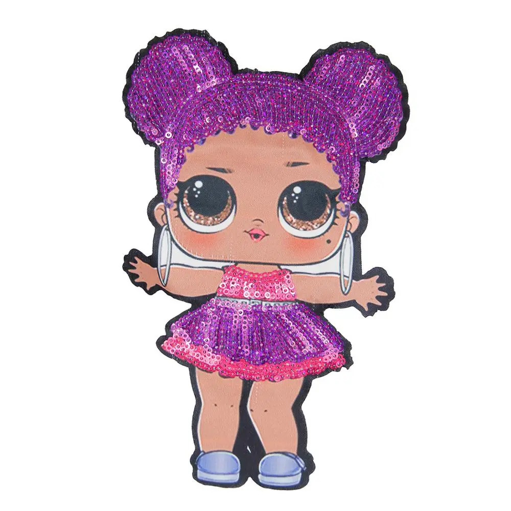 
factory sale direct sequence patch iron on flowers 1 