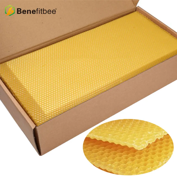 Premium Quality 100% Natural Honeycomb Beeswax Sheets Beeswax Foundation Sheet For Beekeepers