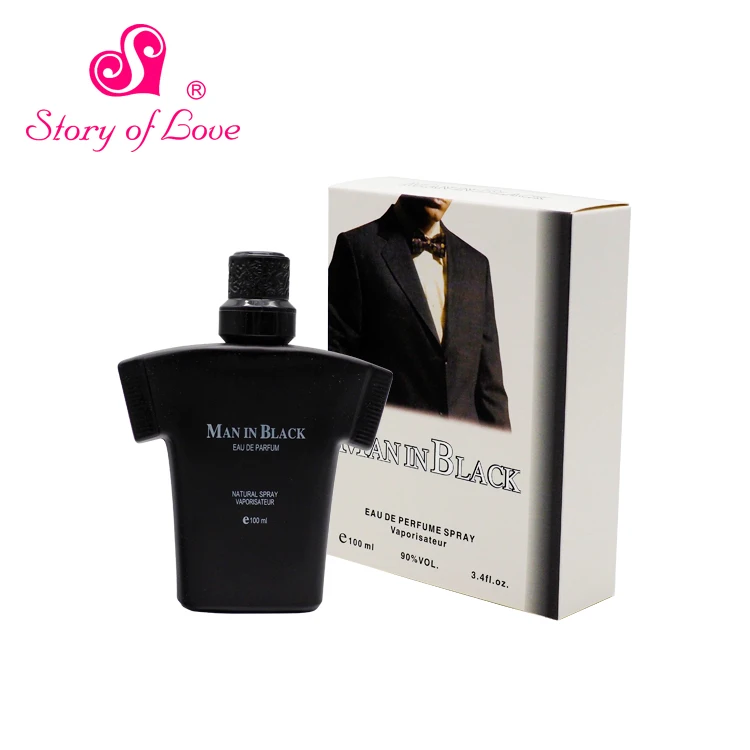 black is black men body shaped perfume