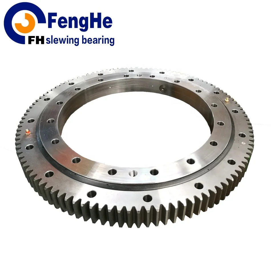 300-800mm External gear slewing ring bearing for Ladle turret