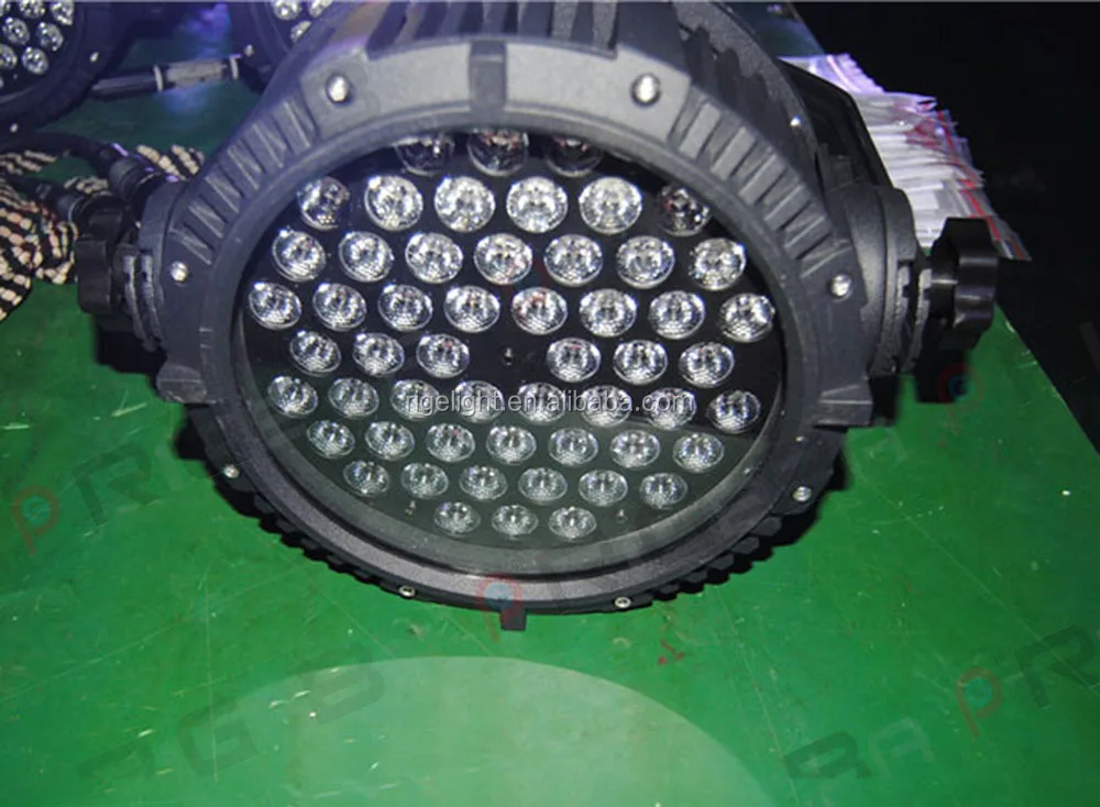 stage light RGBW  54 led  3w waterproof led par can spot stage light