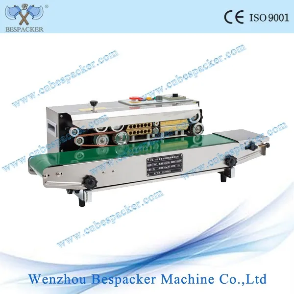 Корпус из нержавеющей стали непрерывной полосой машину уплотнителя