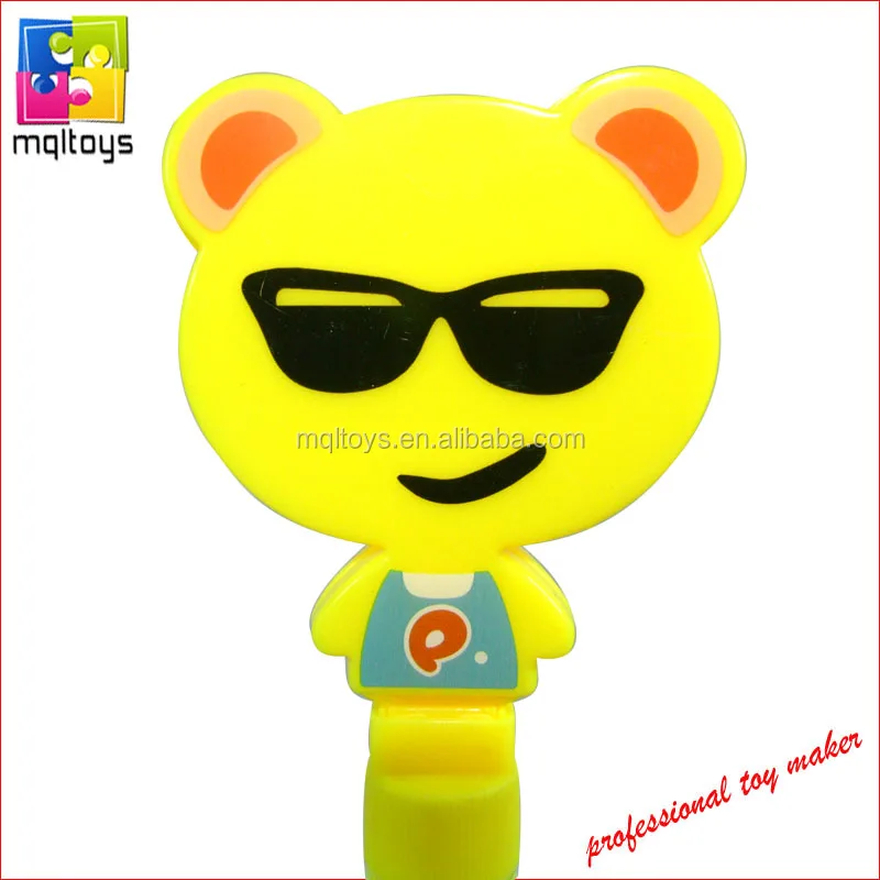 
Novelty yellow color hand clapper soap bubble toy 