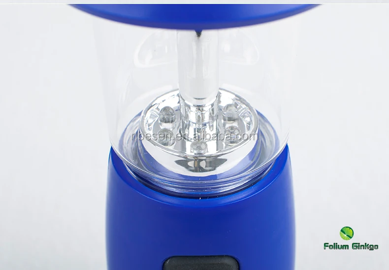 Factory price rechargeable solar led lantern with shake hook