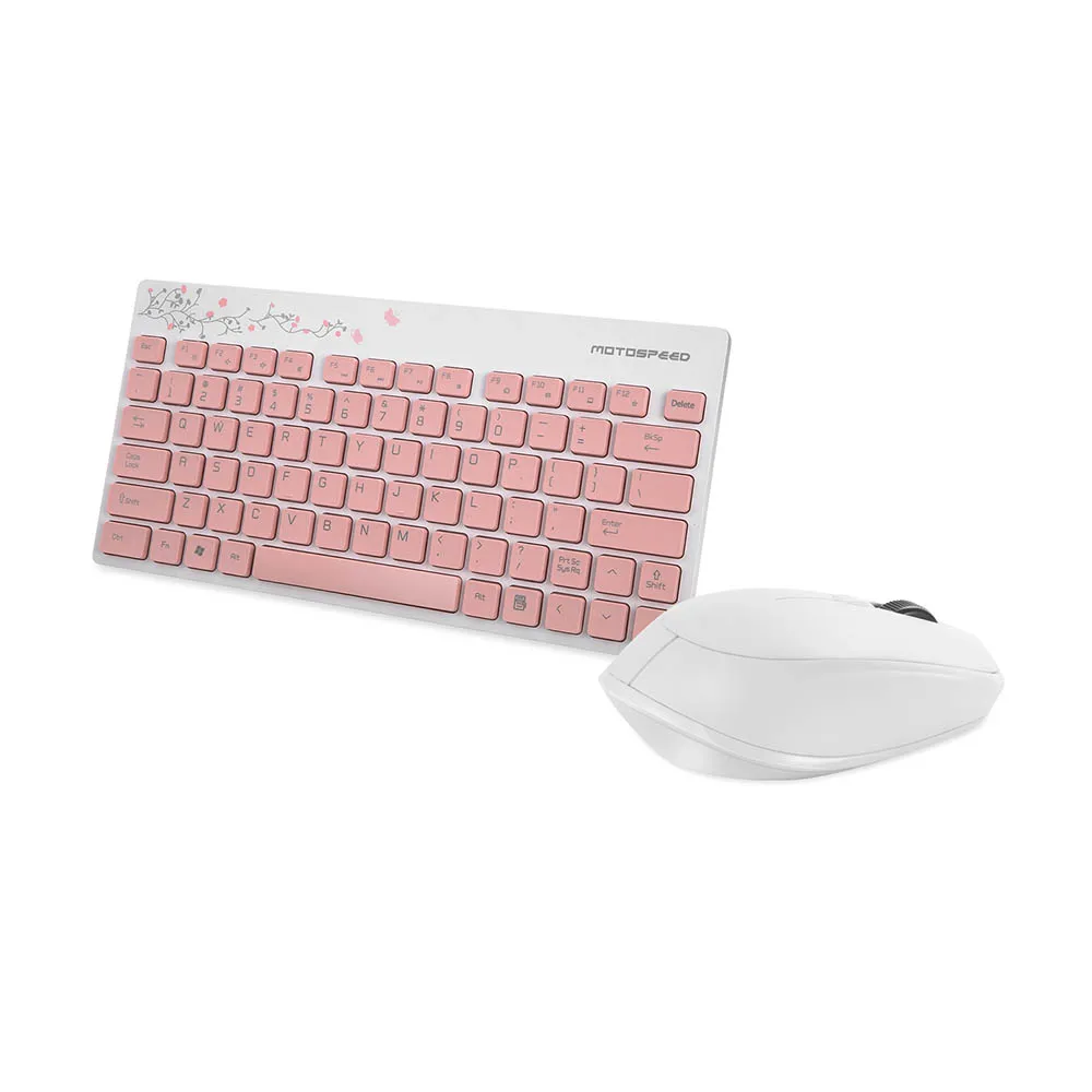 Motospeed G3000 2.4G Wireless Keyboard And Mouse Combo Mini Keyboard 3D Wheel 1600DPI Mouse Up to 10 Meters