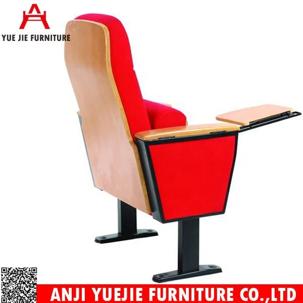 Foldable Auditorium Chair With Writing Pad