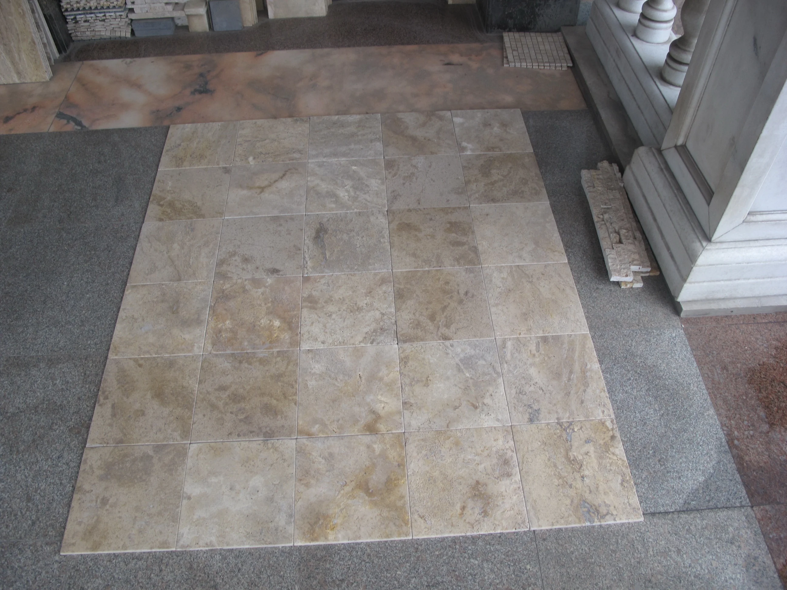
China Supplier natural white Marble Travertine Paver, Travertine 
