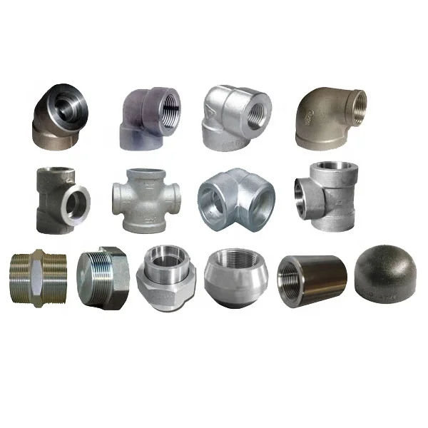 Forged Steel ANSI/DN 50 stainless steel threaded end pipe fitting