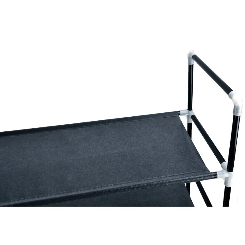 
China product 6 tiers cheap slide out corner plastic detachable portable sports shoe rack 