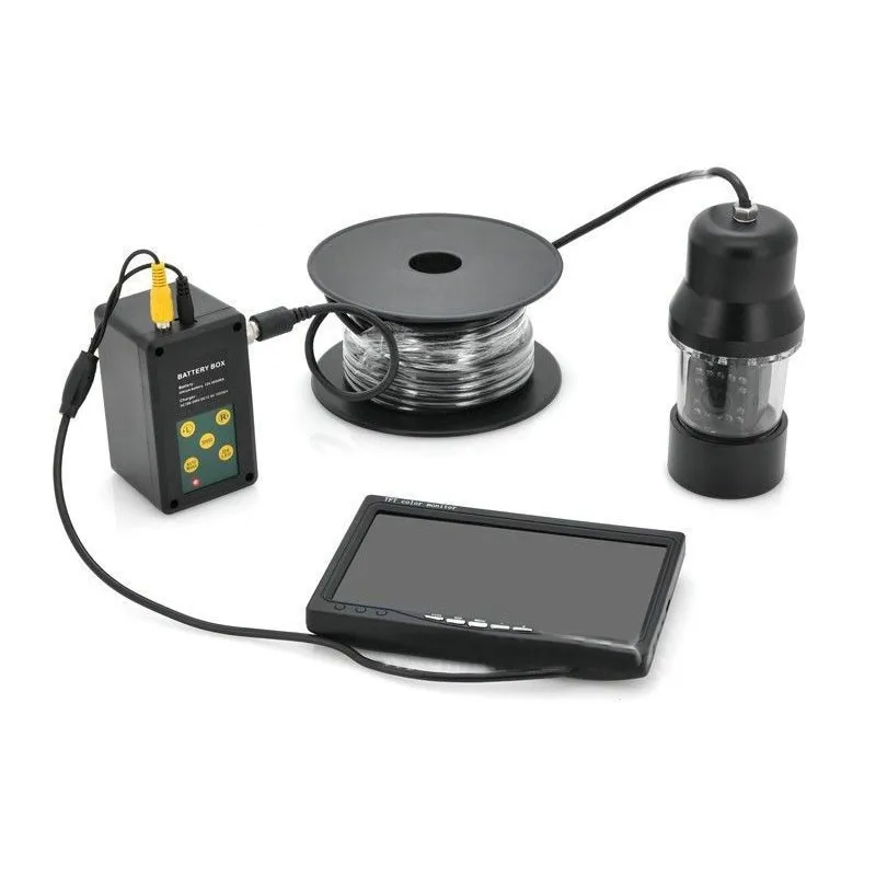 
360 Degree Rotation Waterproof 15M HD Underwater Monitoring System Fishing DVR Camera 