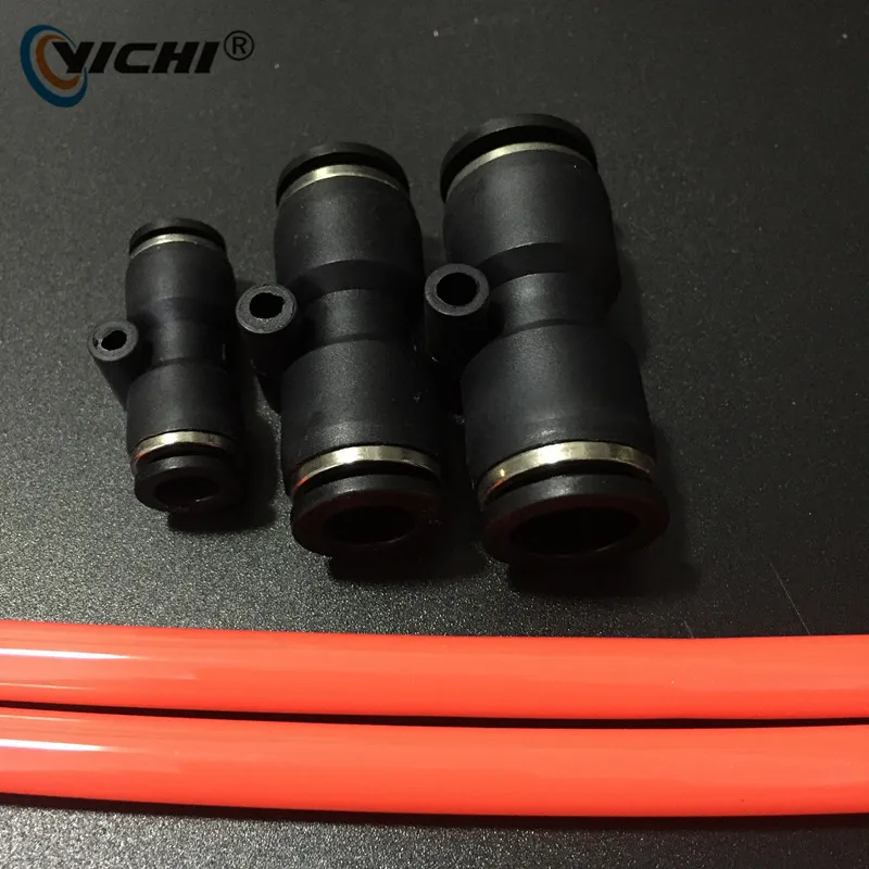 Plastic Quick Connect Air Fittings PUC Series Straight Connector