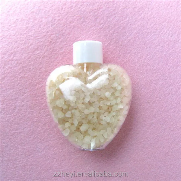 clear 70ml heart shaped plastic bottles