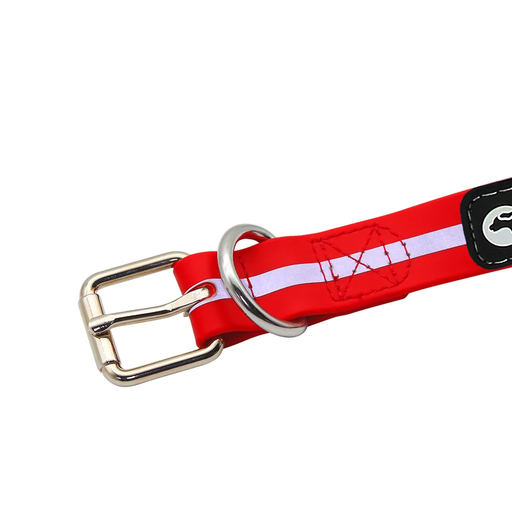 custom Waterproof Traction rope PVC Coated Reflective Clean Dog Collars for pet products