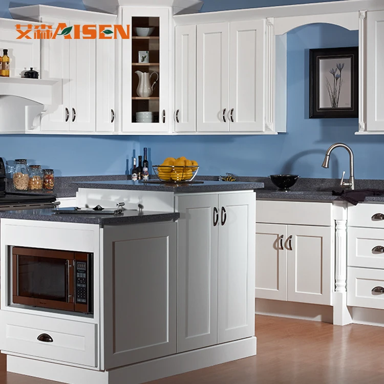 2020 latest construction project kitchen cuisine complete solid wood kitchen cabinet
