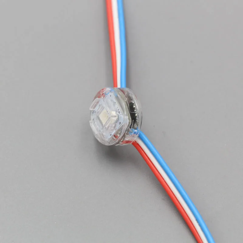 DC5V ws2811IC 5050 RGB SMD1 LED diameter 16mm LED Module,RGB led pixel module lamp string transparent cover