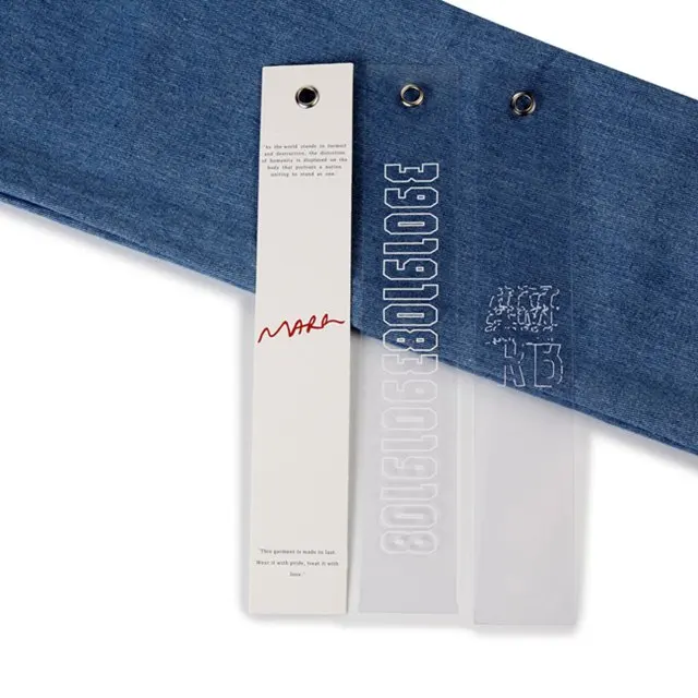 Wholesale Custom Paper Swing Garment Hang Tags For Clothing