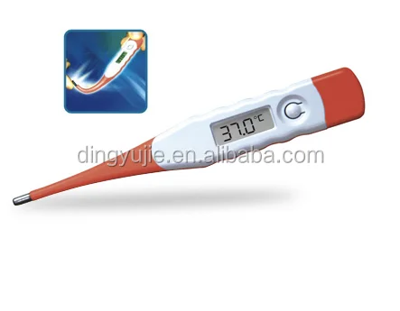 
Durable Flexible Digital Clinical Thermometer from professional factory, with Fever Alert, Memory Recall, C/F Switchable 