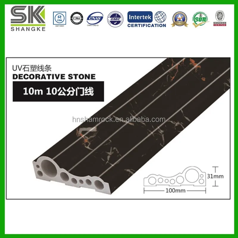 Faux Stone Panels PVC Marble Door and Window Frame