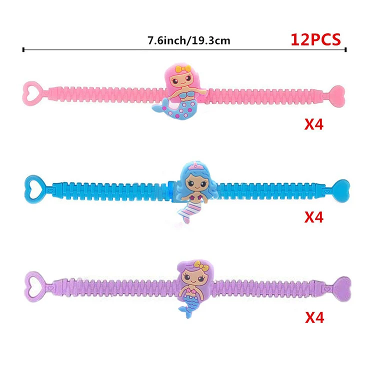Hot Selling Mermaid Birthday Party Supplies Favor Toys Set  For Girl