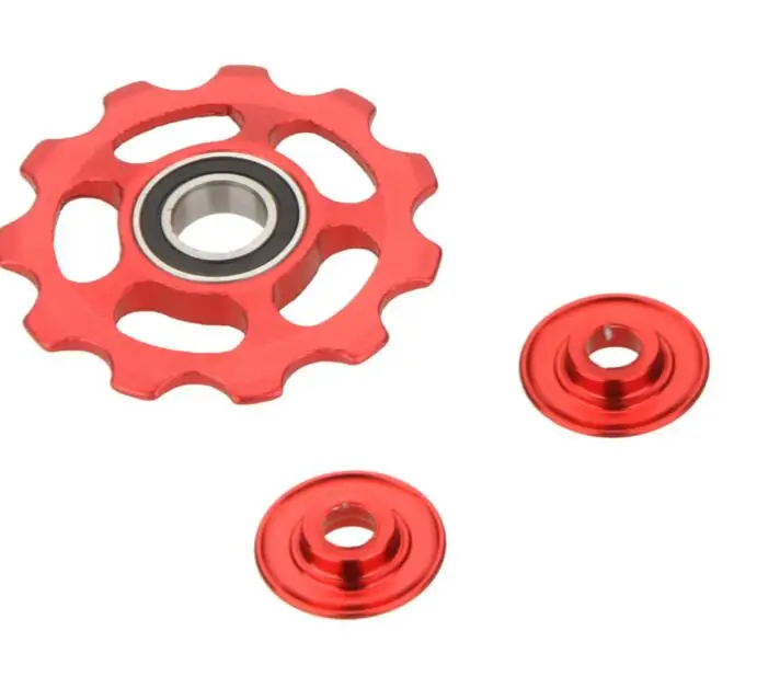 
Hot 11 T Aluminium Fiets Achterderailleur Neuswiel Road Mtb Leidrol Spanrol Fiets Deel Fietsaccessoires 