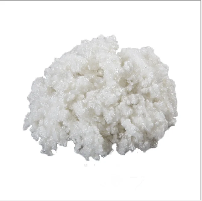 100% Polyester Recycled HCS Polyester Staple Fiber for toys filling Polyester Fiber Manufacturers and Suppliers