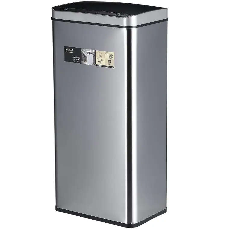 
Европа, Лидер продаж, мусорная корзина из нержавеющей стали с датчиком, мусорная корзина, мусорные корзины, мусорные корзины, 13 галлонов, 48 л 