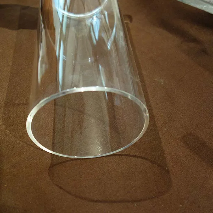 
Large Diameter Clear Glass Cylinder Tube Fused Silica Quartz Tube 
