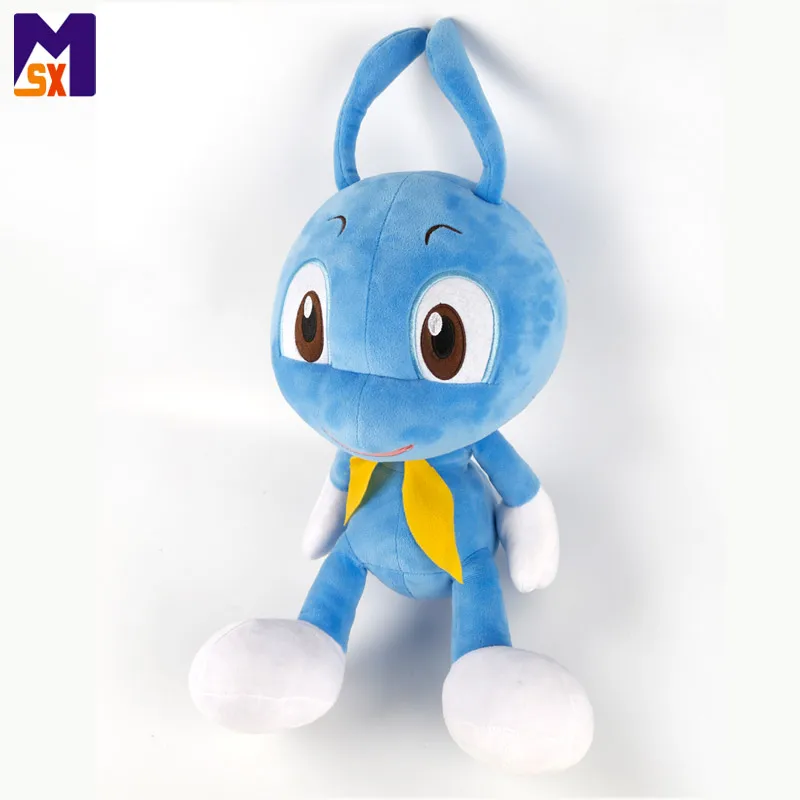 High quality custom size stuffed insect blue soft ant plush toy