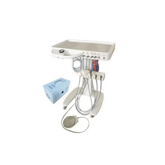 Mobile Dental Unit Cart Trolley System with Compressor