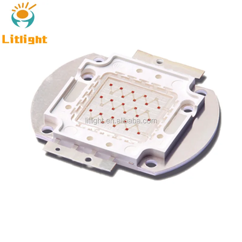 High Power 30W 50W 100 watt  Chip Bi color 660nm 460nm 4:1 Red+Blue 100W COB LED Module for plant grow lamp