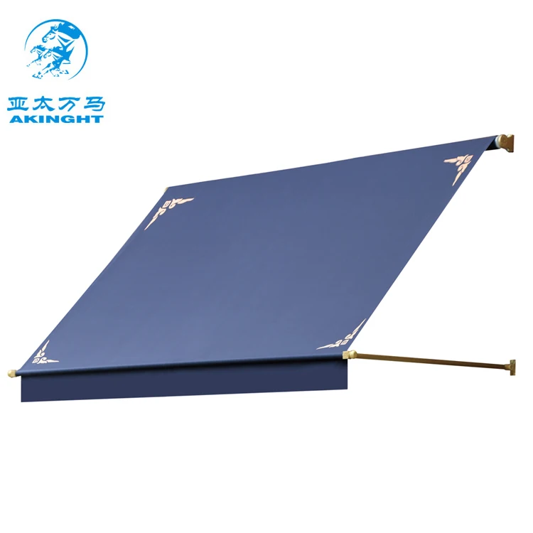 Window Sunshade Rain Canopy Outdoor Decoration motorized drop arm retractable awning