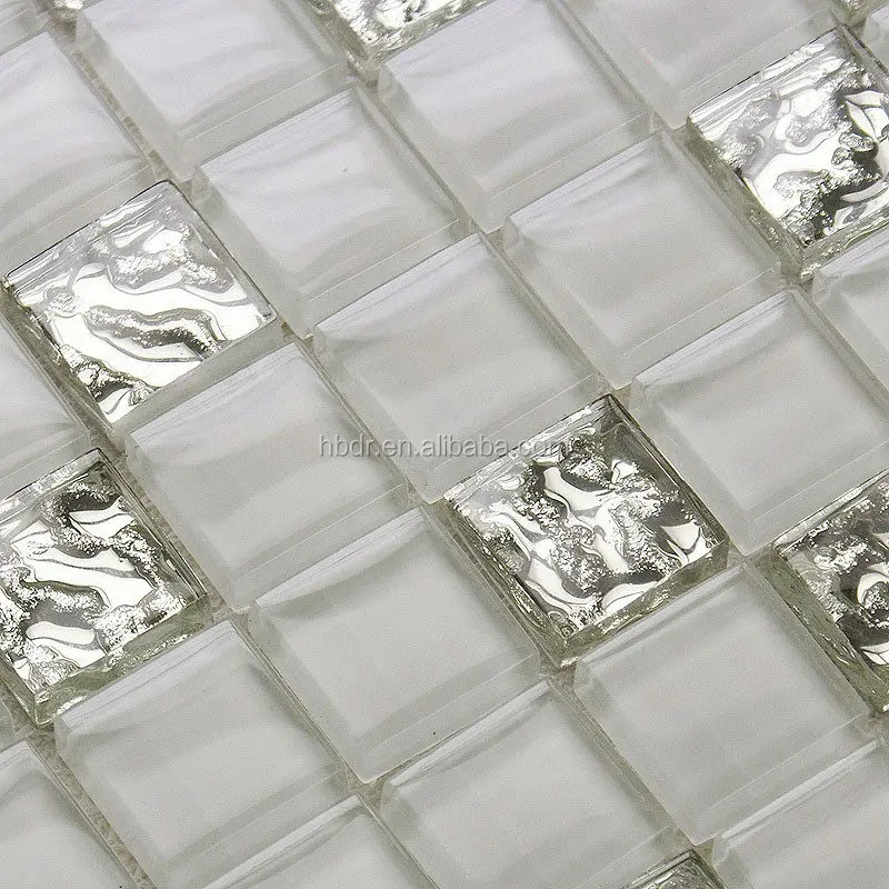 Colored Interior wall mosaic tiles, best price crystal glass mosaic,glass tile mosaic