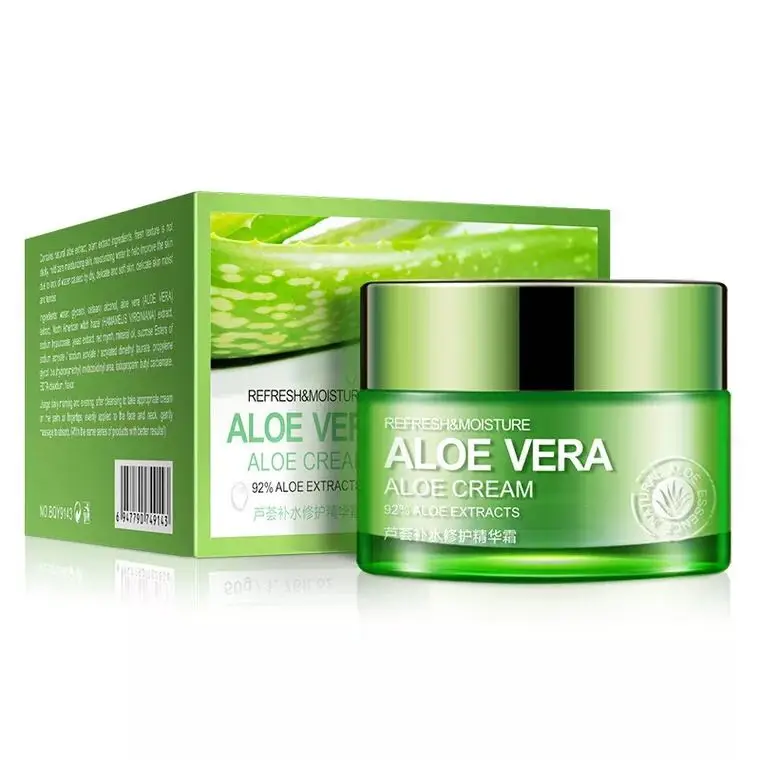 Best Herbal Anti Acne Scar Treatment Organic Aloe Vera Face Moisturizer Cream
