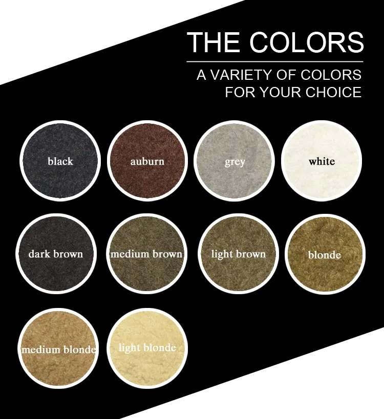 Private label Instant keratin building thickening hair fiber Powder For thinning Hair