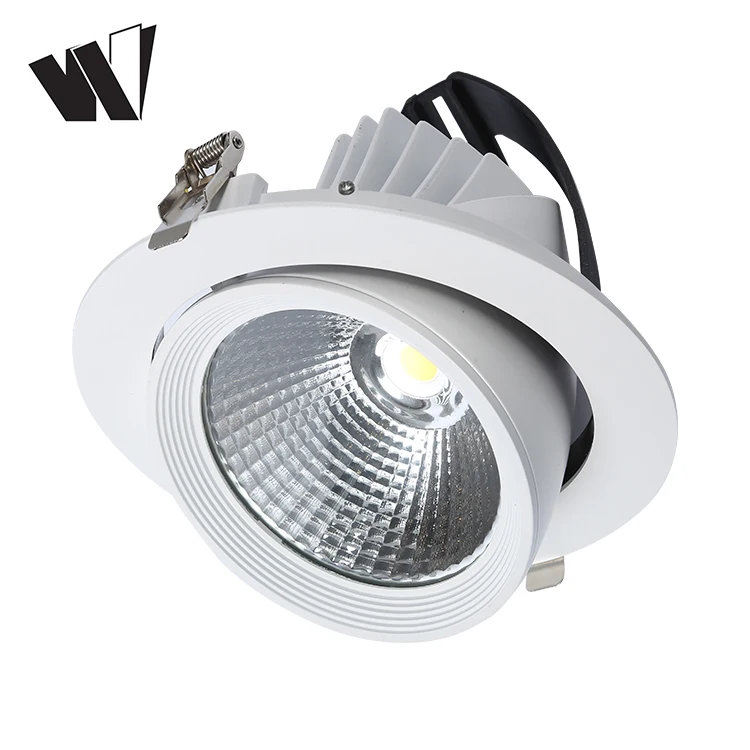 CE ROHS commercial 10w 15w 18w 20w 30w 40w dimmable recessed led down light