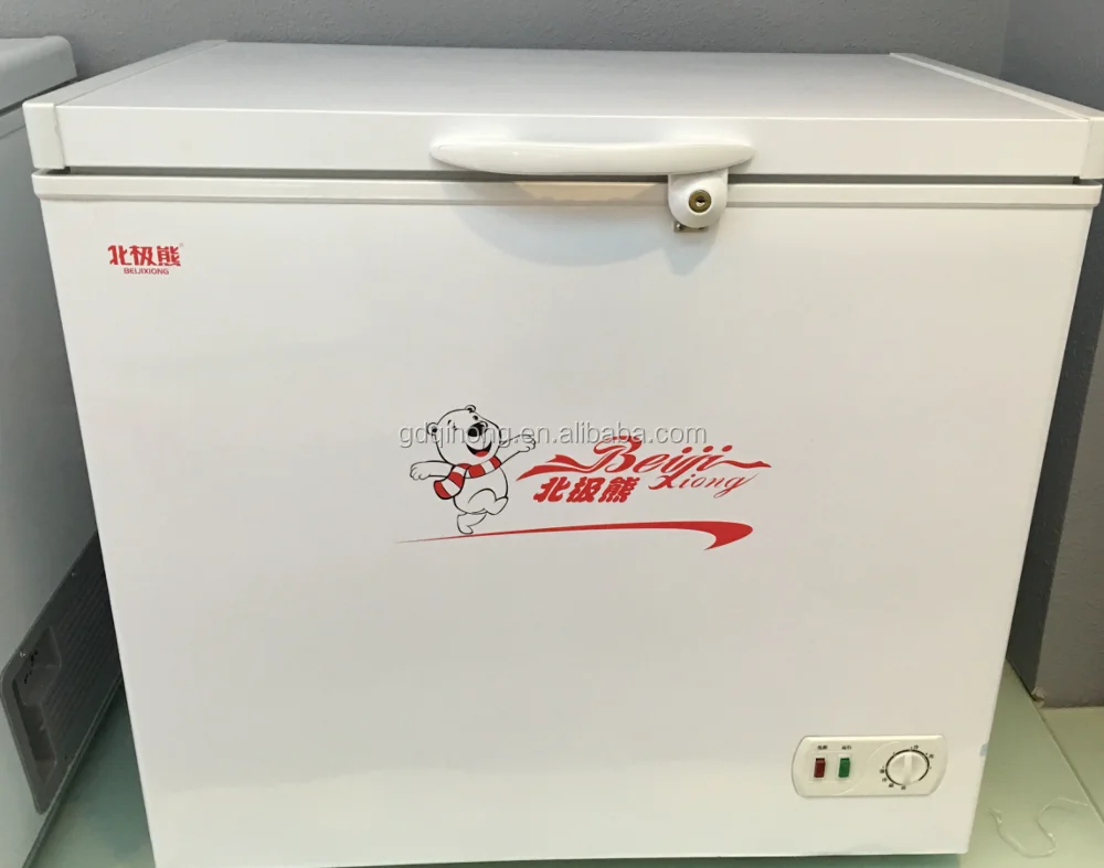
BD-258L 110V 220V top open door deep freezer for sale,qihong zhejiang 