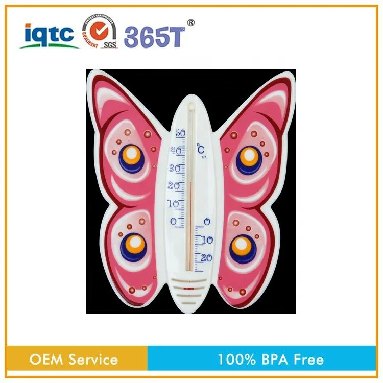 Professional Waterproof Thermometer BPA Free PP Newborn Bathtub Hot Water Thermometer for Baby Bath