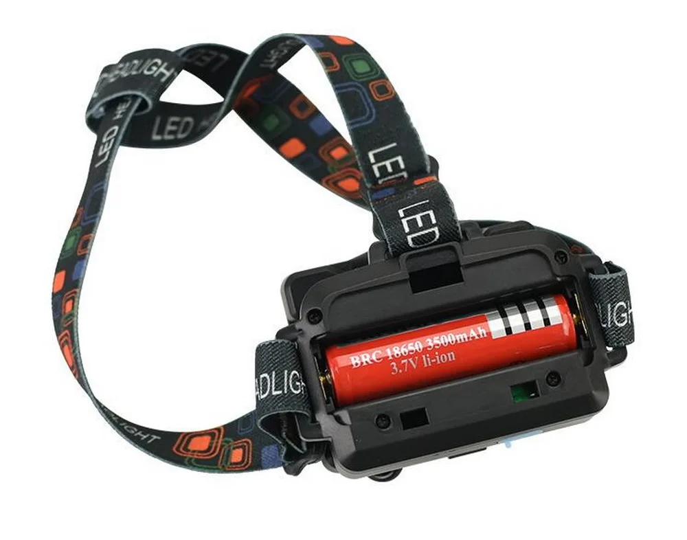 Factory Cheap OEM White Red Green Beam Rechargeable LED Headlamp Warning Safety Headlights