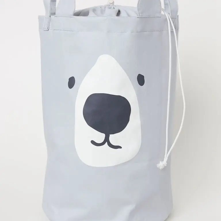 QJMAX For Kids Room/Home Organizer/Nursery Storage/Baby Hamper Animals Laundry Collapsible Basket