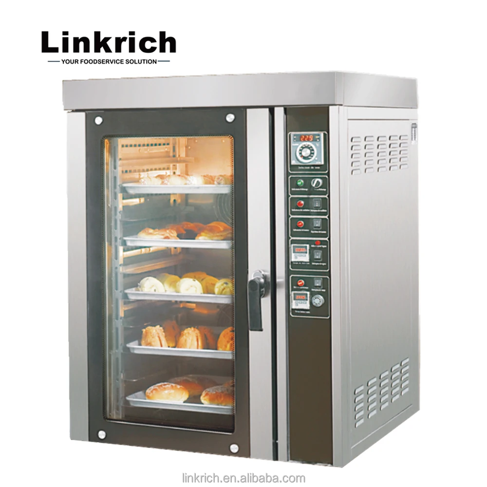 LINKRICH Hot sale kitchen bakery equipment electric automatic bread baking convection oven