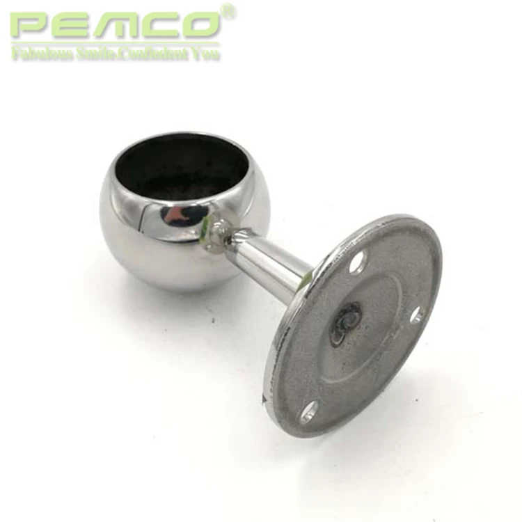 Stainless Steel Custom Balustrade Post Adjustable Pipe Wall Mounting Brackets