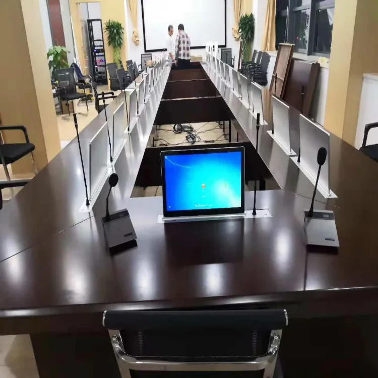 Пользовательская конфигурация, Электронная настольная карта, ЖК-монитор, подъемник, конференц-система, стол для конференций, ЖК-дисплей