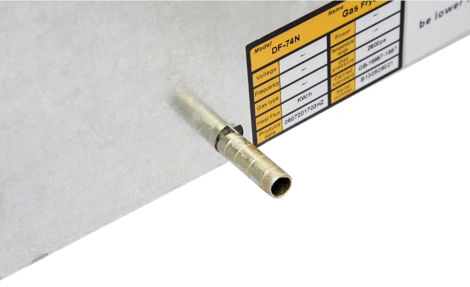 lpg gas deep fryer commercial